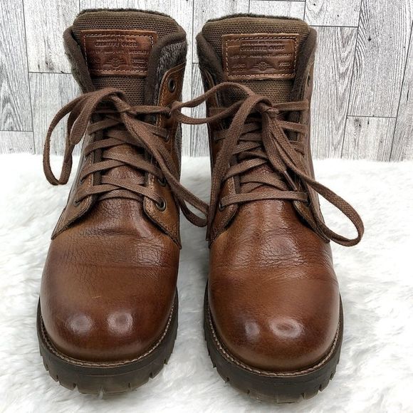 Bullboxer Block Heel Bella Bootie in Cognac sz 10 - Picture 2 of 14